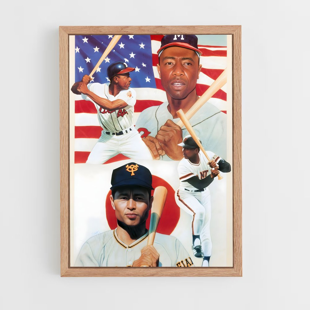 Poster Heroes du Diamond – affiche Baseball (vue 4)